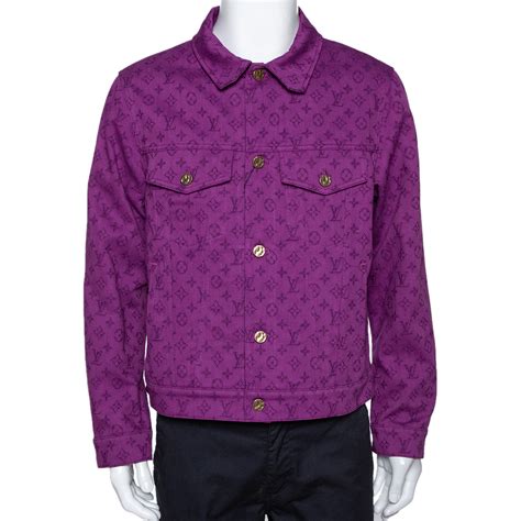 purple louis vuitton denim jacket|Louis Vuitton denim jacket men.